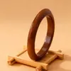 Pulsera Abierta de Hilo de Resina de Estilo Europeo y Americano con Gradiente de Colores, Brazalete con Diseño Vintage Maillard, Accesorio de Mano Elegante y de Moda