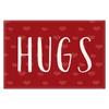 Nuevo mantel individual rojo para San Valentín, para fiestas navideñas, para sala de estar, mantel decorativo con borde cruzado, mantel aislante térmico estampado de lino