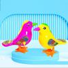 Pájaro de Cuerda para Niños Pavo Real Saltador Rana Bebé Animal Pequeño de Cuerda Pez Colgante Juguete de Animal Bebé