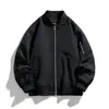 Chaqueta de Béisbol para Hombre 2026, Estilo Primavera y Otoño, Chaqueta de Trabajo Funcional Retro Japonesa, Chaqueta de Piloto para Motocicleta