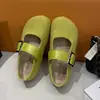 Zapatos Mary Jane de lino para mujer, zapatos bajos de estilo francés vintage, mocasines planos de verano con diseño dulce