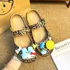 El mismo estilo que en Xiaohongshu: Zapatos de ballet KT con estampado de leopardo decorativo, accesorios de moda y versátiles, dijes para zapatos, hebillas decorativas para zapatos con agujeros DIY
