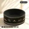 Rascador para gatos de cartón negro, duradero y sin desprendimiento, nido rascador para gatos integrado, cuenco rascador para garras de papel corrugado engrosado