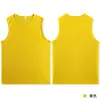 Chaleco deportivo transpirable de secado rápido transfronterizo para hombres y mujeres, camiseta sin mangas transpirable para fitness al aire libre y running, camiseta sin mangas holgada de color liso con estampado de logo