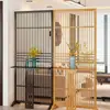 Nova Tela Divisória de Entrada Estilo Chinês Voltada para a Porta Principal, Tela de Entrada da Sala de Estar, Grade de Hall de Entrada, Tela Móvel de Quarto, Bambu