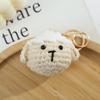 Nuevos ganchos para coche de animales de dibujos animados creativos de otoño e invierno, muñecos de ganchillo de lana, adornos colgantes para bolsas de regalo, venta al por mayor