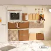 Essenciais para Transformação de Cama de Dormitório: Prateleira de Armazenamento na Lateral, Armazenamento Suspenso para Beliches Superiores e Inferiores, Bolsa de Parede de Canto