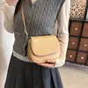 Bolso Minimalista de Nicho tipo Silla de Montar para Mujer 2026 Nuevo Estilo Coreano de Moda Bolso Cruzado Versátil Bolso Pequeño Cuadrado de Nicho para Viajes