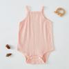Bolsa de bandolera para bebé Ropa de pedos Celebridad de Internet Ropa de verano Algodón puro Delgada Sin huesos Triángulo Mono para bebé Niña Chaleco sin mangas
