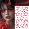 Amor oco estrela de cinco pontas strass diamante adesivo gema adesivo cartão diy embalagem material decorativo adesivo show deve ser