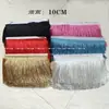 10CM Dourado Preto Vermelho Branco Rosa Azul Fantasias de Ópera Feitas à Mão Borlas Renda Decoração de Fantasia de Palco