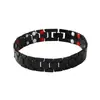 Pulsera hexagonal esférica de estilo popular cruzada para hombre magnética cuatro en uno versión ancha desmontable pulsera de muñeca para hombre joyería de mano para parejas