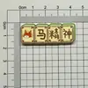 Novos Acessórios de Joias de Personagens de Mahjong de Desenho Animado em Acrílico Grampo de Cabelo Acessórios de Cabelo Cola de Creme Capa de Celular Material DIY