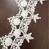 Fabricante de Encaje Soluble en Agua, Flores Tridimensionales, Bordado de Seda de Leche, Accesorios de Encaje para Ropa de Mujer con Código de Barras, Bordado de Encaje