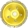 Disco de Rectificado Diamantado de 125 mm para Rectificar Concreto y Granito, Disco de Rectificado en Forma de Copa de 5 pulgadas