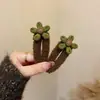 Pinza para el Pelo de Flor de Felpa para Otoño e Invierno para Mujer, Pinza Lateral Bb, Nuevo Modelo 2025, Pinza para Flequillo, Accesorio para el Cabello de Pinza de Alta Gama