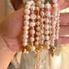 Pulsera Irregular de Concha de Perla de Lujo Ligero Estilo Francés, Pulsera de Lujo Ligero de Gama Alta, Accesorio de Joyería de Moda y Versátil