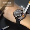 WB-559 reloj de hombre metal resistente al viento recargable reloj encendedor USB encendedor de cigarrillos cable reemplazable mayoreo