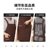 Delantales de lona impermeables personalizados para catering, resistentes a la suciedad, adecuados para hornear en casa y café, ropa de trabajo nueva y elegante, venta al por mayor para comercio exterior