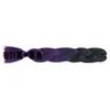 Peluca de Fibra Sintética Africana Trenza Grande de Fibra de Alta Temperatura para Mujer, Cabello Trenzado de un Solo Color, Rastas, Se Puede Ondular y Teñir