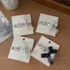 Grampo de Cabelo de Luxo Coreano de Alta Qualidade, Nicho, com Laço de Strass, Versátil, Elegante, para Franja, Presilha, Acessório de Cabelo