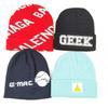 Venta directa de fábrica comercio exterior gorro de punto con pestaña acrílica gorro de punto con placa de luz