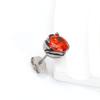 Aretes de Flor Giratoria de Diamante Pequeños Frescos Estilo Japonés y Coreano para Mujer Ins Nicho Gama Alta Versátiles Elegantes Joyería para Orejas de Acero de Titanio