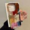 Estilo Dulce Fresco Ins Leopardo Amor Cuadros Funda para iPhone16 Manzana 14pm Pulsera 13 Femenina 15p Coreana