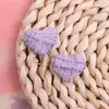 Sapatilhas de Tecido Pequenas e Perfumadas Estilo Coreano Botões em Formato de Coração Brincos DIY Feitos à Mão Fivelas de Sapatilhas Acessórios de Cabelo Grampos Acessórios para Roupas