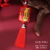 Bolsita con Borla Estilo Chino para el Festival de los Botes de Dragón Bolsa de la Suerte Sachet para Hanfu Colgante Portátil Sachet para Coche Relleno de Artemisa