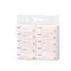 Pañuelo Facial Jierou (Tacto Suave) Toallas de Papel de 3 Capas 100 Hojas 10 Paquetes/Paquete Tr383-10E Paquete Económico