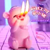 Encendedor Inflable Rosa Cerdo Lindo de Doble Llama de Moda Encendedor de Llama Abierta Elegante Adorno de Encendedor Divertido Venta al por Mayor