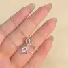 Exquisito Collar de Mariposa para Mujer, Lujo Ligero Nicho Diseño de Alta Gama Collar Corazón Mágico, Estilo de Hada Gargantilla Fresca y Delicada