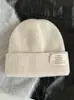 O Chapéu de Lã é Ótimo! Chapéu de Lã Tricotado Estilo Coreano Outono e Inverno Versátil Quente Cor Lisa Grande Circunferência da Cabeça Chapéu para Frio para Homens e Mulheres