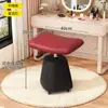 Taburete para tocador de dormitorio con entrega el mismo día, giratorio y ajustable en altura con ruedas, taburete de maquillaje vintage, taburete bajo para tocador, taburete de maquillaje de madera maciza