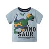 Camiseta para Niños Ropa de Verano 2026 Nuevo Verano Infantil Manga Corta Camuflaje Dinosaurio Delgado Elegante Tejido Superior Moderno