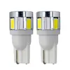 T10 6SMD luz LED de posición lateral para coche 5630 luz de lectura para coche w5w 5730 luz de matrícula ordinaria