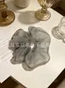 Elásticos para el pelo coloridos, elegantes y artísticos, scrunchies de malla floral de alta elasticidad, accesorios en stock para venta al por mayor