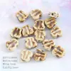 Pulsera de cuentas cerámicas de color leche con forma especial, accesorios, estrella de mar, tubo recto, columna cuadrada, accesorios de cuentas, joyería DIY, colgante de cuentas de porcelana