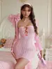 Lingerie Erótica Estilo Europeu e Americano Yue Die, Exclusivamente para Comércio Exterior, Fábrica Atacadista, Uniformes Provocantes e Sexy, Conjunto de Roupas de Rede para Meninas Jovens