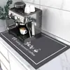 Tapete de barra francés de alta calidad transfronterizo absorbente resistente a la suciedad fácil de cuidar tapete de café antideslizante tapete de tierra de diatomeas
