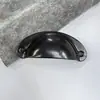 Puxadores em Forma de Concha para Dumplings, Puxadores de Gaveta Multicor Estilo Antigo, Puxadores Semicirculares Ferro Retrô para Armários de Remédios, Puxadores de Guarda-Roupa
