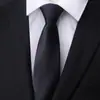 Ropa Formal de Negocios para Hombre 8cm Trabajo Corbata con Cremallera Femenina Novio Boda Rayas Azules Delgada Negro Persona Perezosa Gratis