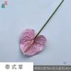 Filme de impressão 3D de palmeira tailandesa palma vermelha janela de hotel bela flor de simulação Chen salão de casamento arranjo de flores de estrada flor artificial