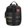 Bolsa Médica Tática Portátil Bolsa de Acessórios Bolsa de Acessórios Bolsa de Cintura Tática Camuflada Bolsa Multifuncional Bolsa de Sobrevivência para Montanhismo ao Ar Livre