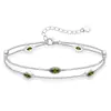 Amazon Pulsera de Piedra de Nacimiento de Moda Europea y Americana Personalidad Ojo Maligno Pulsera Gótica Joyería de Tendencia Regalo para Mujeres