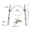 Soporte de Tubería Abrazadera de Tubería de Acero Inoxidable 304 Varilla Roscada de 20 cm Soporte de Tubería de Fijación Ajustable Accesorios para Tuberías Abrazadera de Tubería