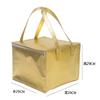 Bolsa Aislante para Pastel de Tela No Tejida Laminada a Registro Impermeable Refrigerada con Velcro Bolsa para Lonchera Bolsa Conserva Frescura Bolsa de Hielo Para Llevar Bebida Fría