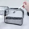 Neceser para viaje y viaje de negocios portátil impermeable de PVC multifuncional bolsa de almacenamiento transparente estilo ins de gran capacidad bolsa para cosméticos