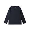 Yellowbird Knitting Otoño Nuevo Camiseta de Manga Larga de Algodón 230g Cuello Redondo Ropa Camisa Blanca de Respaldo Hombres Venta al por Mayor